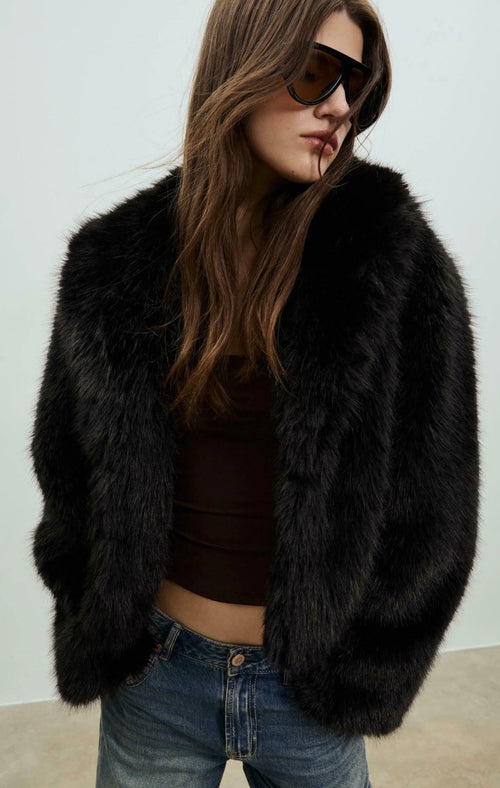 Mentaux en fausse fourrure