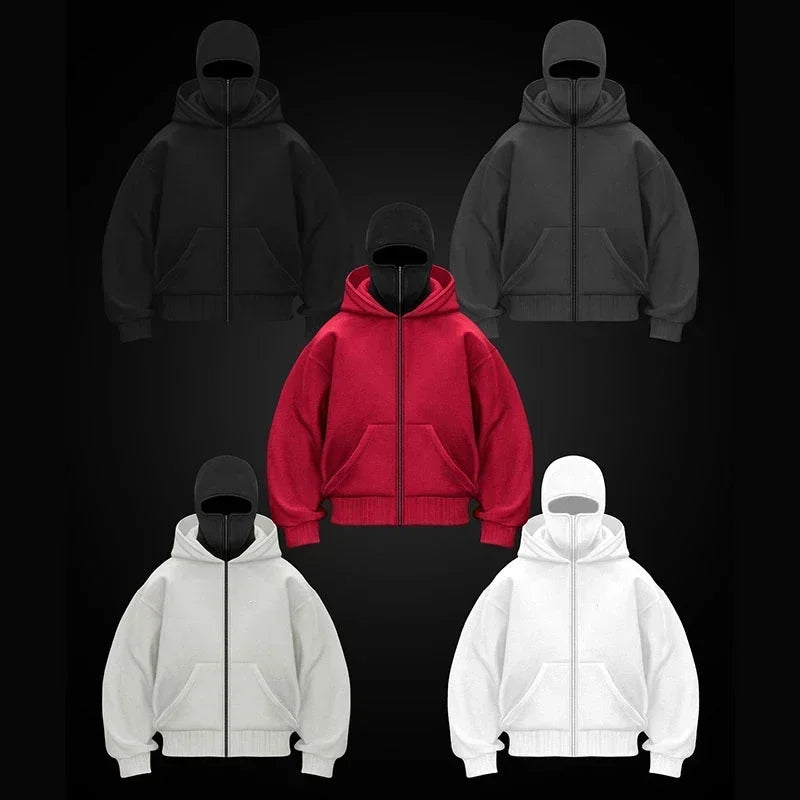 veste zip a capuche Cagoule