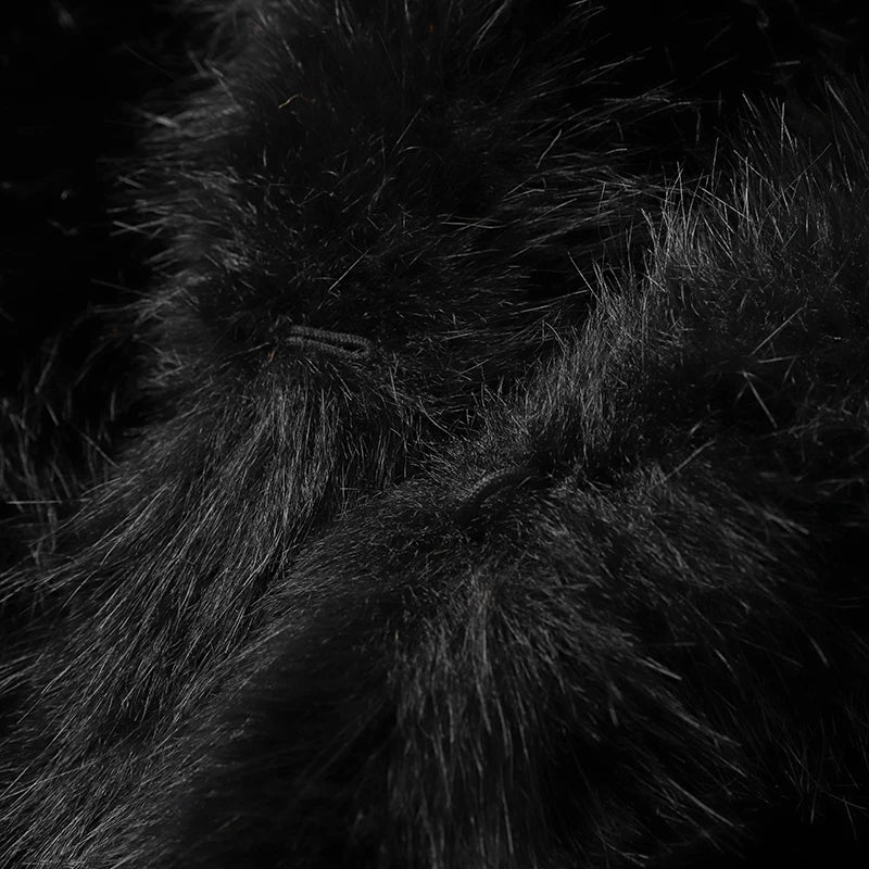 Mentaux en fausse fourrure